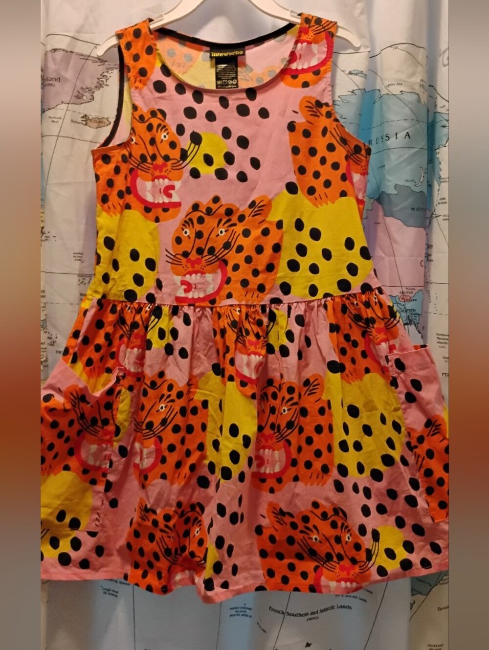 EUC Nooworks Micotti Cat Big Pocket Dress